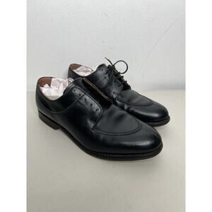 Paraboot Split Toe Derby Black Leather Women’s Lace Up Shoes UK 4 K USA 7